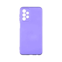 Capa de Silicone com Moldura de Câmera para Samsung Galaxy A23 4g Roxo Capa de Silicone com Moldura de Câmera para Samsung Galaxy A23 4g Roxo